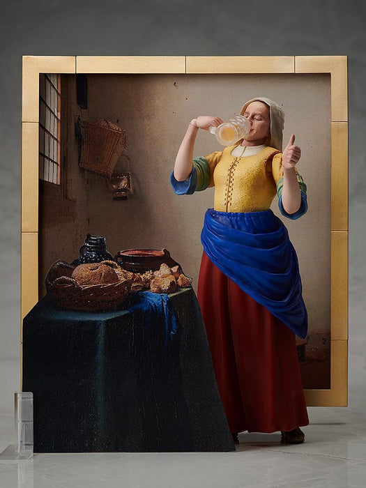 Freeing figma SP-165 The Table Museum The Milkmaid by Vermeer Plastic Figure NEW_6