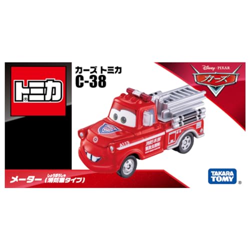 Takara Tomy Disney Tomica C-38 Mater Fire Truck Type Diecast Model Car 933441_3