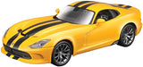 Maisto 1/18 2013 SRT Viper GTS Yellow/Black Stripe Diecast Car ‎MS31128Y NEW_1