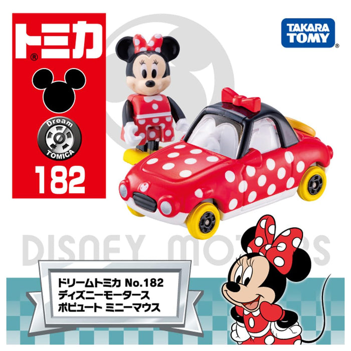 Takara Tomy Dream Tomica No.182 Disney Motors Popute Minnie Mouse 933472 NEW_5