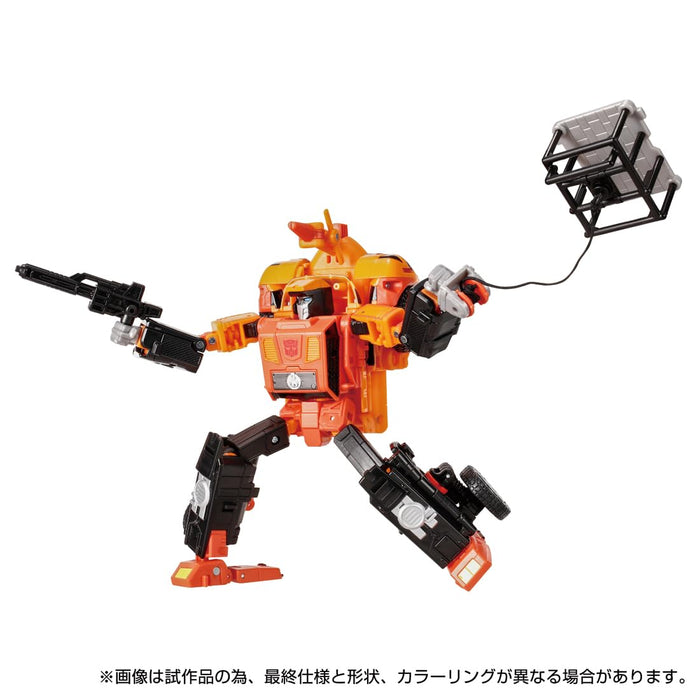 Takara Tomy Transformers Legacy TL-76 Sandstorm Plastic Action Figure Orange NEW_5