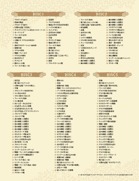 The Legend of Zelda: Tears of the Kingdom Original Soundtrack [CD] COCX-42307_2