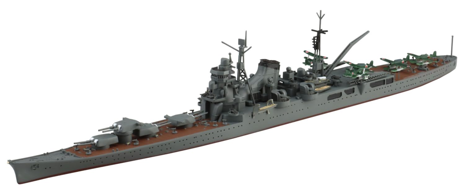 Aoshima 1/700 Water Line Series No.331 IJN Heavy Cruiser Tone Plastic Model Kit_1