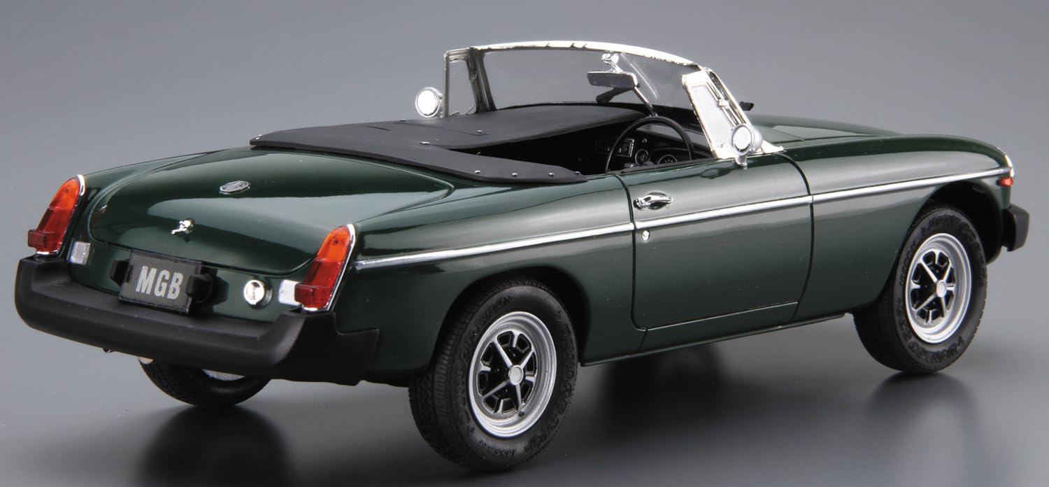 Aoshima 1/24 The Model Car Series No.102 BLMC G/HN5D MG-B MK-3 '74 Model Kit NEW_3