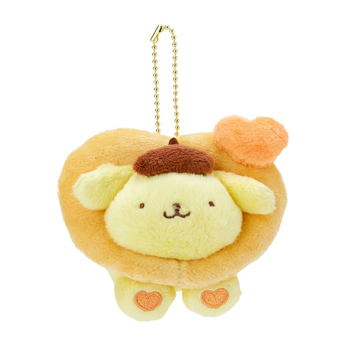 Sanrio Pompompurin Mascot Holder Keychain Colorful Heart W11xD7xH8.5cm 431478_1