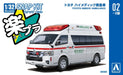 Aoshima 1/32 Rakupla Snap Kit No.02-HM Toyota Himedic Ambulance Colored Kit NEW_8