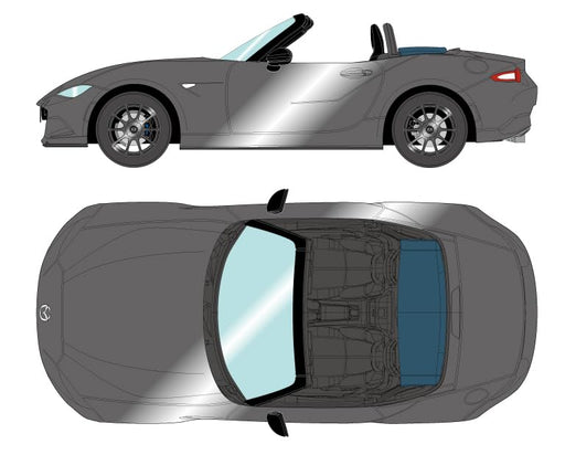 EIDOLON 1/43 Mazda Roadster (ND) 990S 2022 Machine Gray Metallic EM764B NEW_1