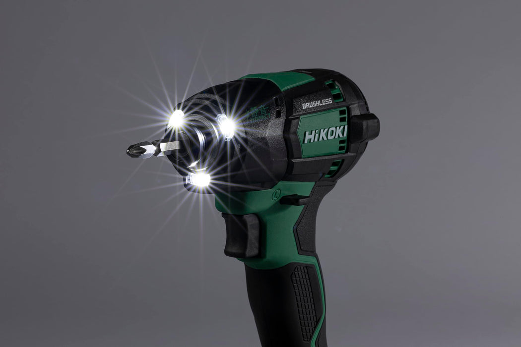 Hikoki 18V Rechargeable Silent Impact Driver Body Only LED Light WHP18DA(NN) NEW_2