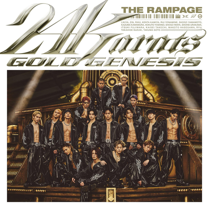 THE RAMPAGE from EXILE TRIBE 24karats GOLD GENESIS [CD+DVD] Live Ed. RZCD-67065_1