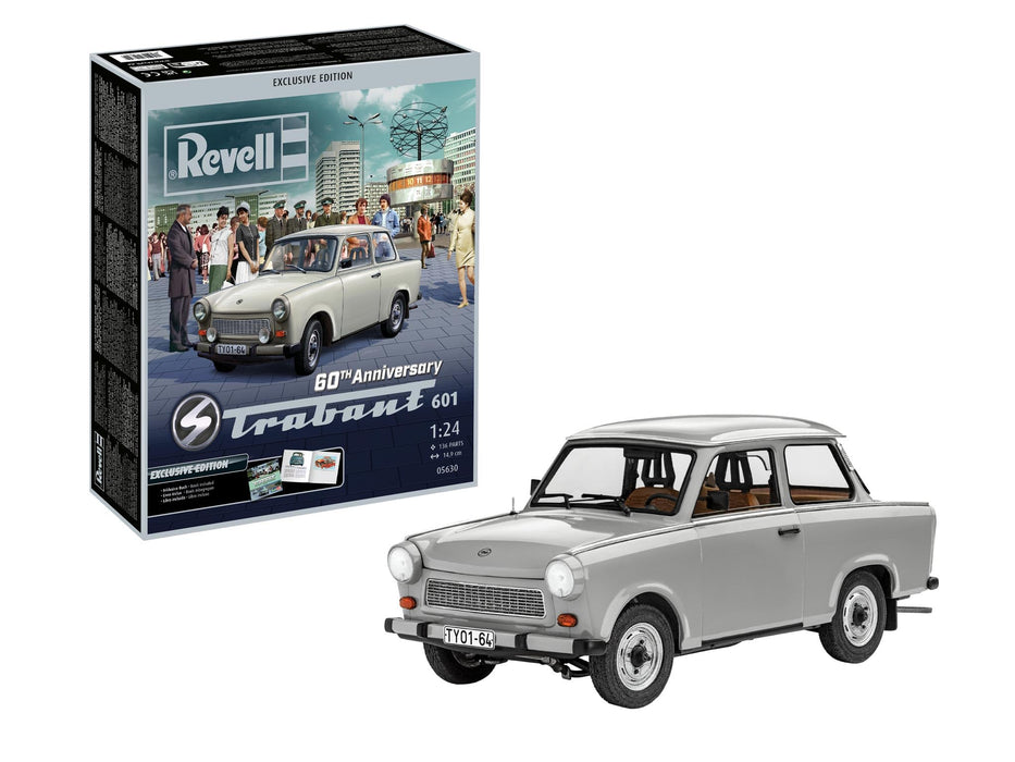 Revell 1/24 60th Anniversary Trabant 601 Exclusive Edition Model Kit 05630 NEW_1