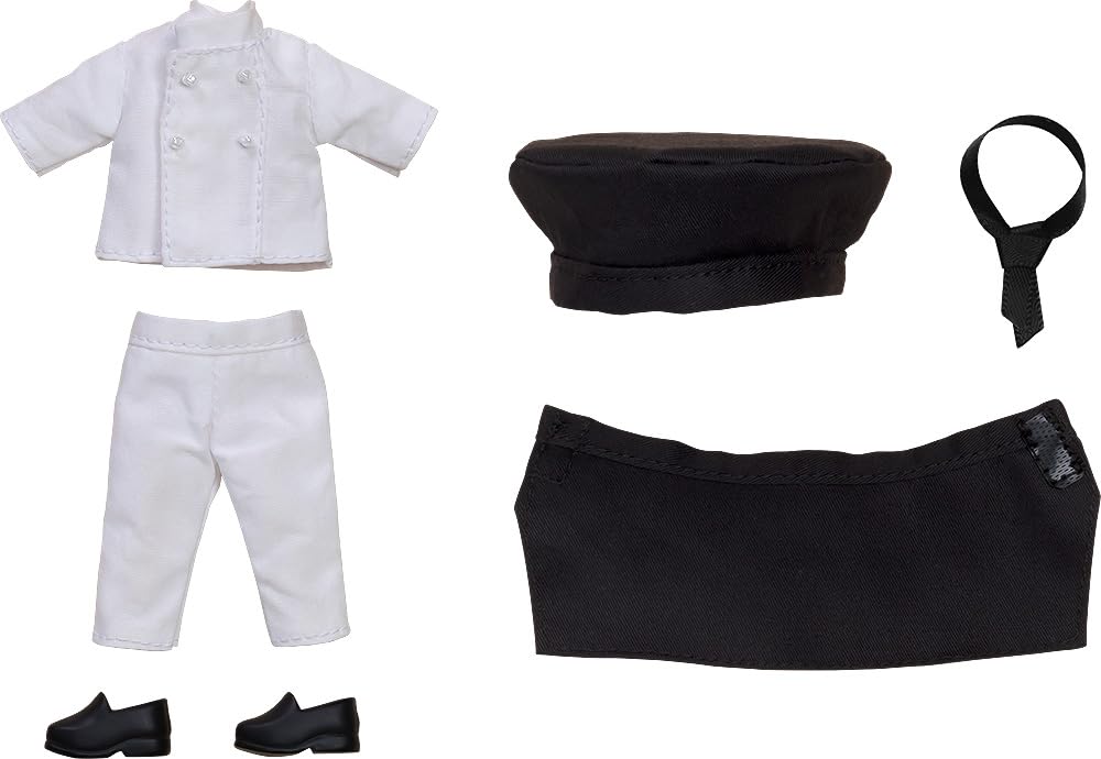 Nendoroid Doll Work Outfit Set: Pastry Chef Black Cloth, magnets, plastic G19484_1
