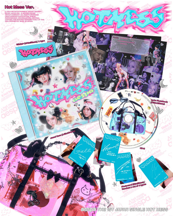 [CD] Hot Mess Hot Mess Ver. Nomal Edition aespa Japan Debut Single WPCL-13561_2
