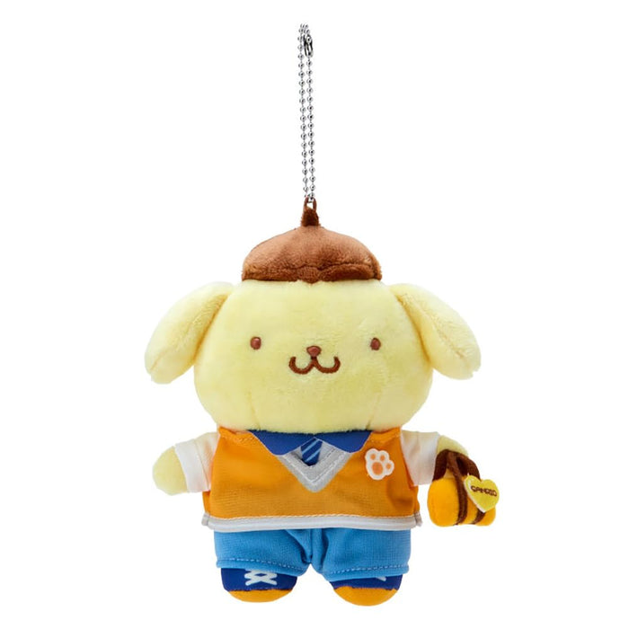 Sanrio Pompompurin Mascot Holder Keychain Sanrio Gakuen Kirameki Club 320633 NEW_1