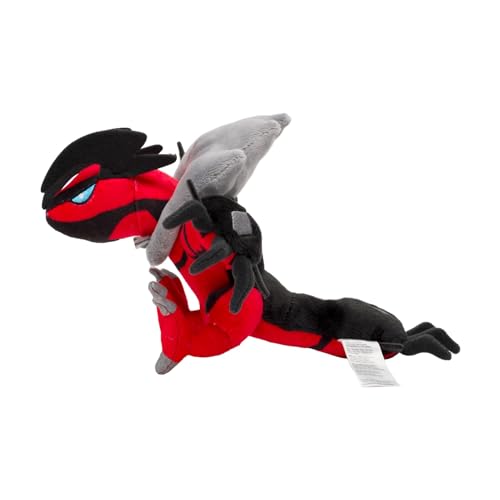 Pokemon Center Original Pokemon fit Plush Doll Yveltal H14.5xW24xD22cm Polyester_3
