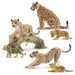 TOYMANY Pack in 7 pcs Jaguar Parent and Child Figure Realistic Animal Model NEW_5