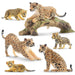 TOYMANY Pack in 7 pcs Jaguar Parent and Child Figure Realistic Animal Model NEW_6