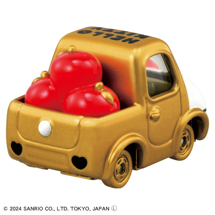 Takara Tomy Dream Tomica SP Hello Kitty 50th Anniversary Gold Miniature Car NEW_3