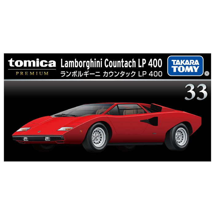 Takara Tomy Tomica Premium 33 Lamborghini Countach LP400 Red Miniature Car NEW_5