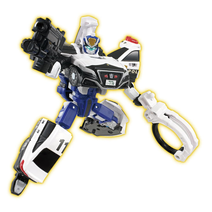 Takara Tomy Tomica Jobravor JB01 Police Braver Toyota Crown Police car Figure_5