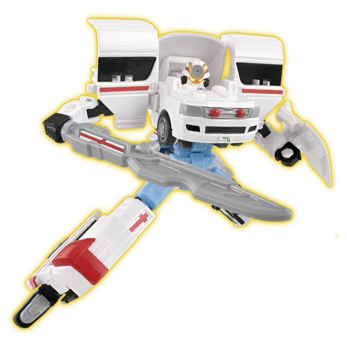 Tomica Jobravor JB03 Medibravor Toyota High-Medic Ambulance Miniature Car NEW_4