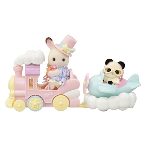 Sylvanian Families Amusement Park Set Train and Airplane Calico Critters Co-79_2
