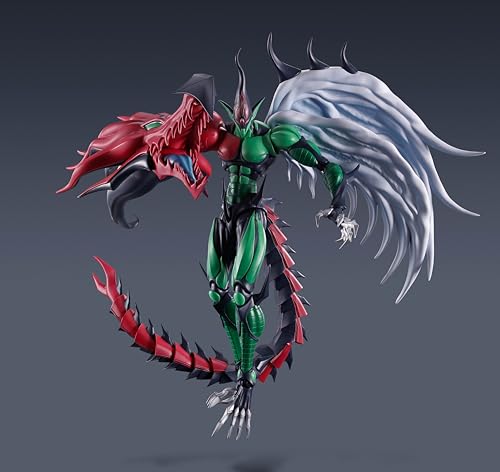 S.H.MonsterArts Yu-Gi-Oh! Duel Monsters GX E-HERO Flame Wingman Figure BAS66465_2