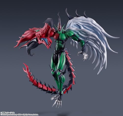 S.H.MonsterArts Yu-Gi-Oh! Duel Monsters GX E-HERO Flame Wingman Figure BAS66465_3