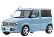 Kyosho samurai 1/18 NISSAN CUBE KSR18060AB Light Blue Resin Miniature Model Car_1
