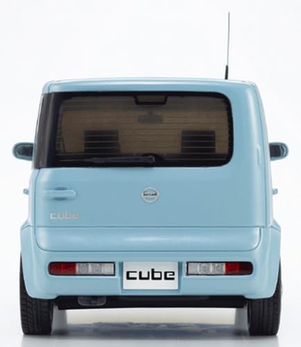 Kyosho samurai 1/18 NISSAN CUBE KSR18060AB Light Blue Resin Miniature Model Car_5