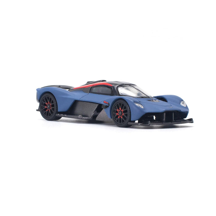 Pop Race 1/64 ASTON MARTIN VALKYRIE SATIN MARINA BLUE Diecast Toy PR640096 NEW_5