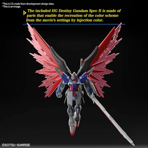 BANDAI SPIRITS HG 1/144 DESTINY GUNDAM Spec II & ZEUS SILHOUETTE Kit 2679248 NEW_9