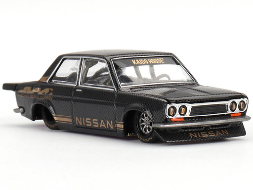 TSM 1/64 Datsun KAIDO 510 Pro Street Full Carbon V1 LHD Diecast Car KHMG110 NEW_2