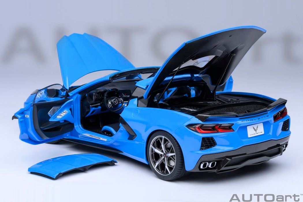 AUTOart 1/18 Chevrolet Corvette C8 Stingray Z51 Blue Model Car Diecast Toy 71281_6