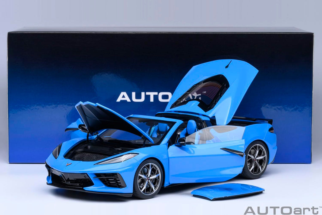 AUTOart 1/18 Chevrolet Corvette C8 Stingray Z51 Blue Model Car Diecast Toy 71281_7
