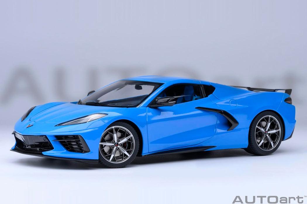 AUTOart 1/18 Chevrolet Corvette C8 Stingray Z51 Blue Model Car Diecast Toy 71281_9