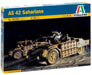 Italeri 1/35 WWII Italy Wheeled Armored Vehicle Camionetta AS42 Sahariana IT6530_1