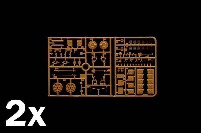 Italeri 1/35 WWII Italy Wheeled Armored Vehicle Camionetta AS42 Sahariana IT6530_5