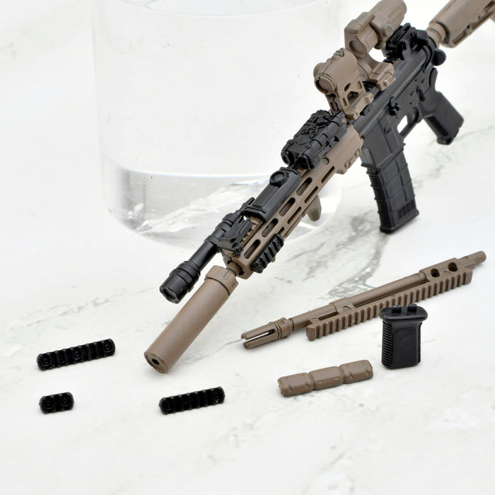 Tomytec 1/12 Little Armory LA102 M4A1URG-I 11.5 Type Plastic Model Kit ‎329893_5