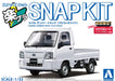 Aoshima 1/32 Snap Kit No.05-FW Subaru Sambar Truck Frost White Model Kit NEW_8
