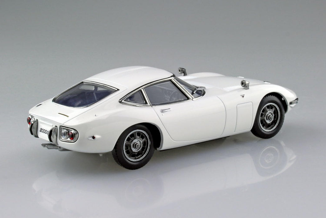 Aoshima 1/32 Rakupla Snap Kit No.06-PW Toyota 2000GT Pegasus White Model Kit NEW_3