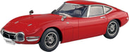 Aoshima 1/32 Rakupla Snap Kit No.06-SR Toyota 2000GT Solar Red Model Kit NEW_1
