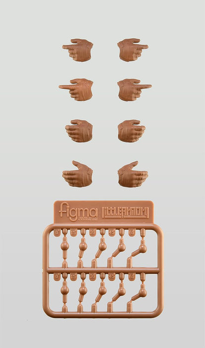 Tomytec LA-OP17 figma Tactical Gloves L Size Tan PVC Hand Parts ‎STL333998 NEW_2