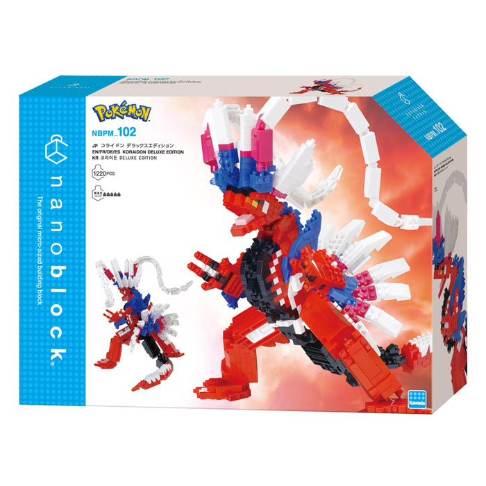 Kawada Pokemon Nanoblock Koraidon Deluxe Edition NBPM_102 1220 pcs Block Toy NEW_2
