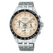 Seiko Spirit SBTR045 NEO VINTAGE Chronograph Men Watch Stainless Steel Ivory NEW_1