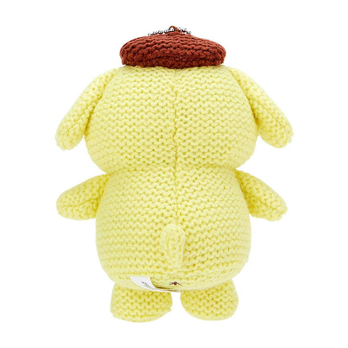 Sanrio Pompompurin Mascot Holder Keychain Amigurumi W11xD7xH12.5cm 500062 NEW_3