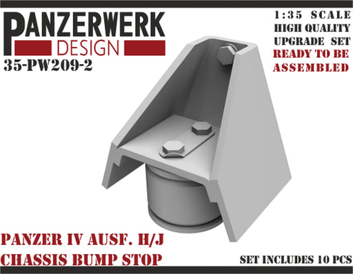 Panzerwerk 1/35 Panzer IV bump stop late Set of 10 pices Parts WR35209-02 NEW_2