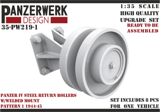 1/35 Panzer IV steel return rollers with welded base pattern 1 8 pcs WR35219-01_2