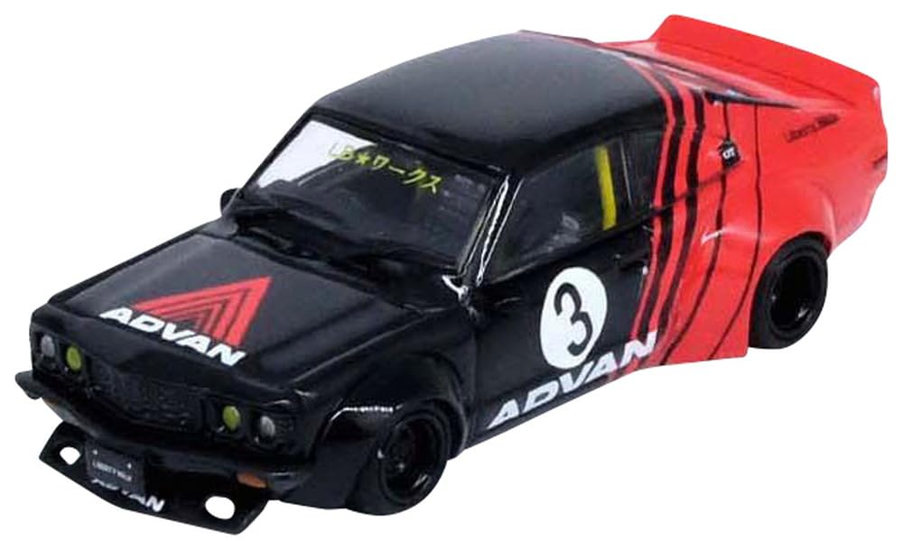 Inno Models 1/64 Mazda RX3 SAVANNA LB-WORKS ADVAN LIVERY Diecast Car LBWKRX3-02_1