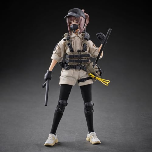 Hasuki Pocket Art Series PA006 The Security Hiyo Reizei 1/12 Action Figure NEW_4
