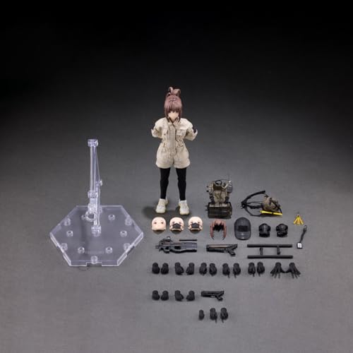 Hasuki Pocket Art Series PA006 The Security Hiyo Reizei 1/12 Action Figure NEW_7